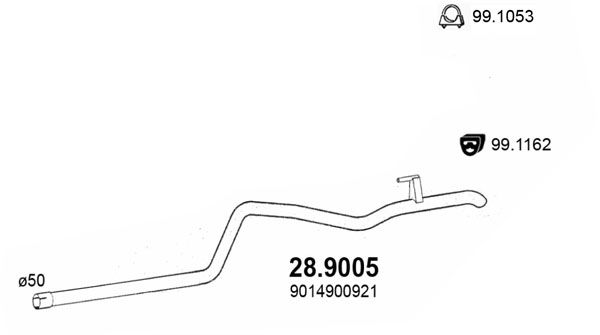 ASSO išleidimo kolektorius 28.9005