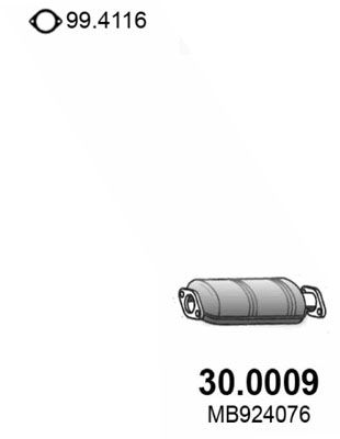 ASSO Катализатор 30.0009
