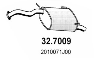 ASSO Глушитель выхлопных газов конечный 32.7009
