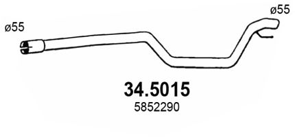 ASSO išleidimo kolektorius 34.5015