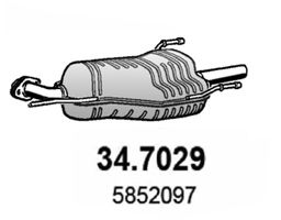 ASSO galinis duslintuvas 34.7029