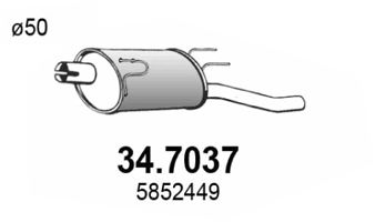 ASSO galinis duslintuvas 34.7037