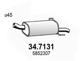 ASSO galinis duslintuvas 34.7131