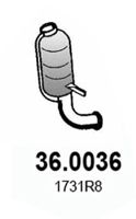ASSO katalizatoriaus keitiklis 36.0036