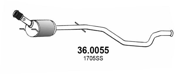 ASSO katalizatoriaus keitiklis 36.0055