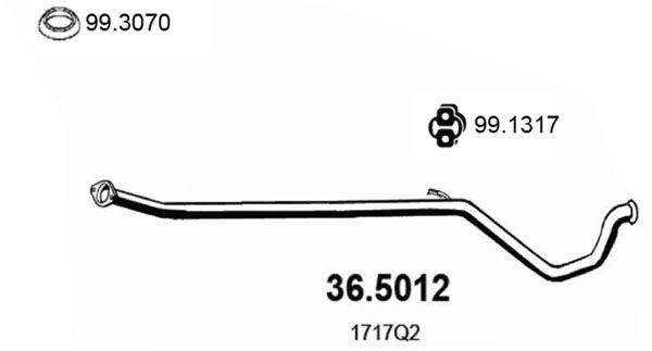 ASSO išleidimo kolektorius 36.5012