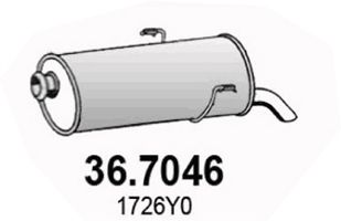 ASSO galinis duslintuvas 36.7046