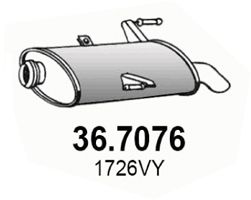 ASSO galinis duslintuvas 36.7076