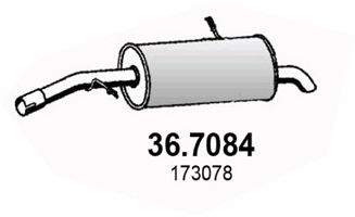 ASSO galinis duslintuvas 36.7084