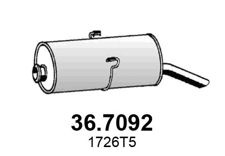 ASSO galinis duslintuvas 36.7092
