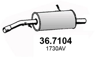 ASSO galinis duslintuvas 36.7104