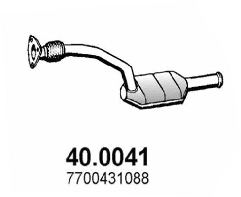 ASSO katalizatoriaus keitiklis 40.0041