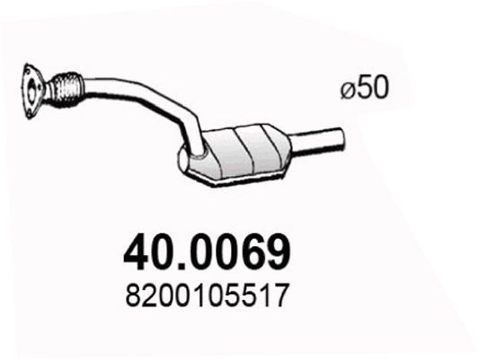 ASSO katalizatoriaus keitiklis 40.0069