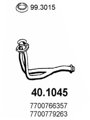 ASSO išleidimo kolektorius 40.1045