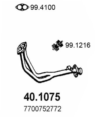 ASSO išleidimo kolektorius 40.1075