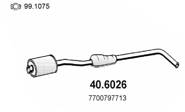 ASSO vidurinis duslintuvas 40.6026