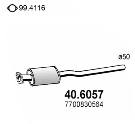 ASSO vidurinis duslintuvas 40.6057