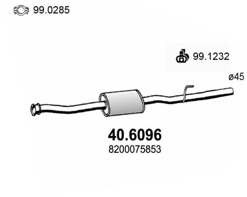 ASSO vidurinis duslintuvas 40.6096