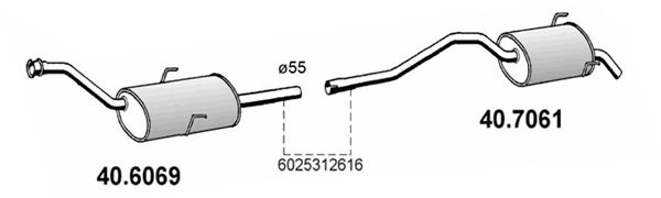 ASSO galinis duslintuvas 40.7061