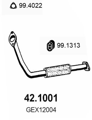 ASSO išleidimo kolektorius 42.1001