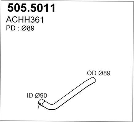 ASSO išleidimo kolektorius 505.5011