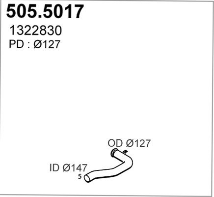 ASSO išleidimo kolektorius 505.5017