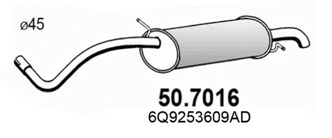 ASSO galinis duslintuvas 50.7016