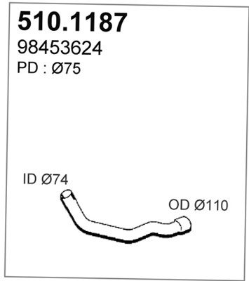 ASSO išleidimo kolektorius 510.1187