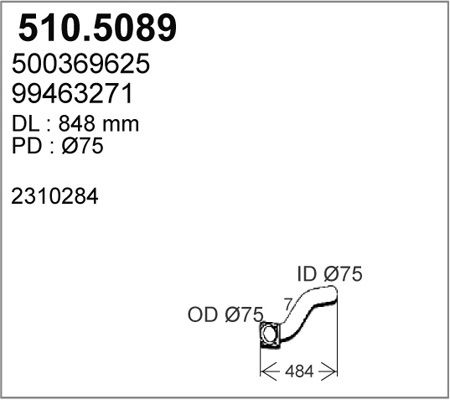 ASSO išleidimo kolektorius 510.5089