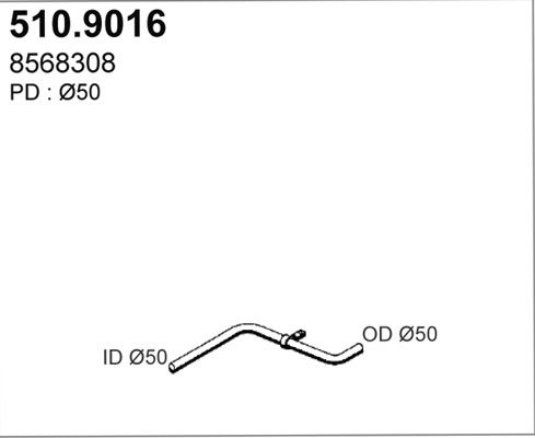 ASSO išleidimo kolektorius 510.9016