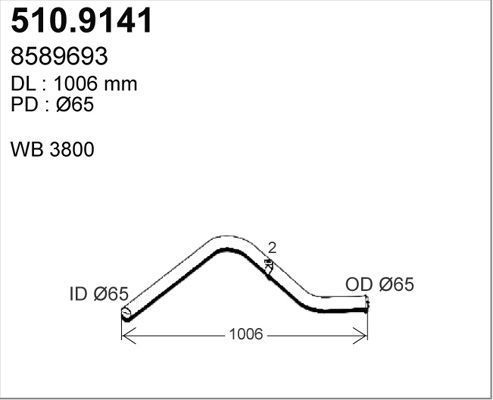 ASSO išleidimo kolektorius 510.9141