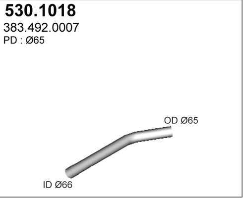 ASSO išleidimo kolektorius 530.1018