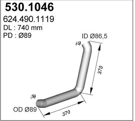 ASSO išleidimo kolektorius 530.1046