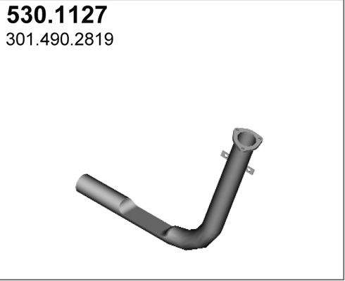 ASSO Труба выхлопного газа 530.1127