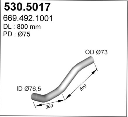 ASSO išleidimo kolektorius 530.5017