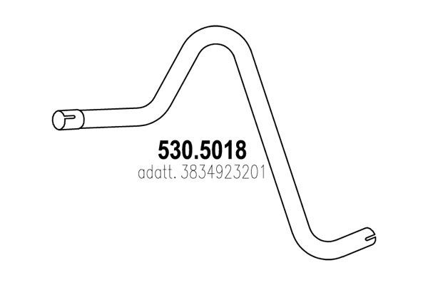 ASSO išleidimo kolektorius 530.5018