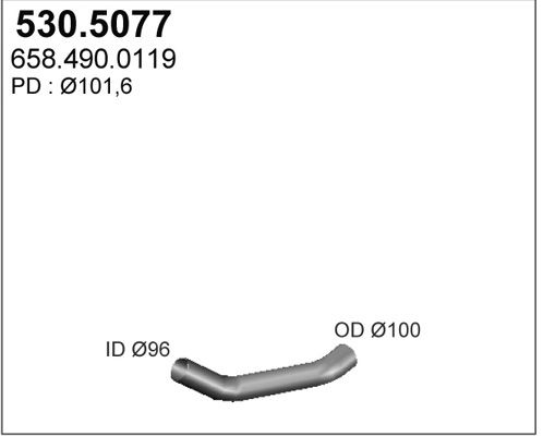 ASSO išleidimo kolektorius 530.5077