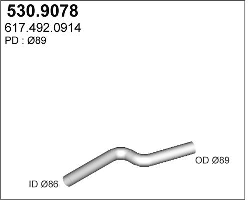 ASSO išleidimo kolektorius 530.9078