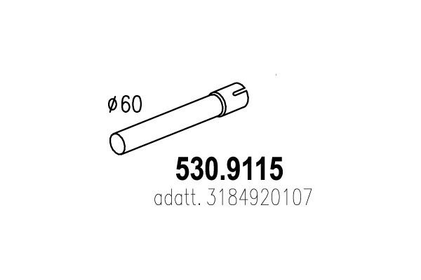ASSO išleidimo kolektorius 530.9115