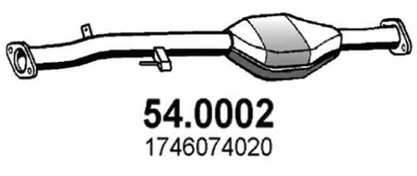 ASSO katalizatoriaus keitiklis 54.0002