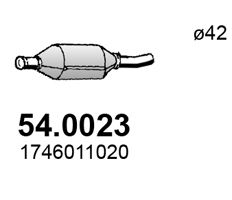 ASSO katalizatoriaus keitiklis 54.0023