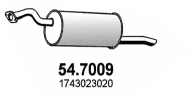 ASSO galinis duslintuvas 54.7009