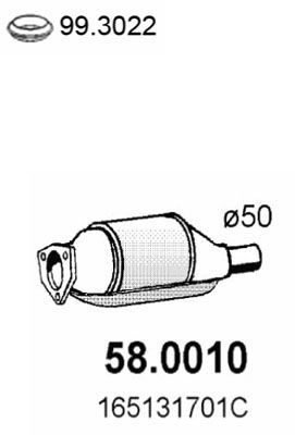 ASSO Катализатор 58.0010