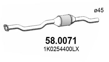 ASSO katalizatoriaus keitiklis 58.0071