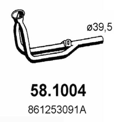 ASSO išleidimo kolektorius 58.1004