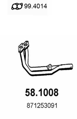 ASSO išleidimo kolektorius 58.1008