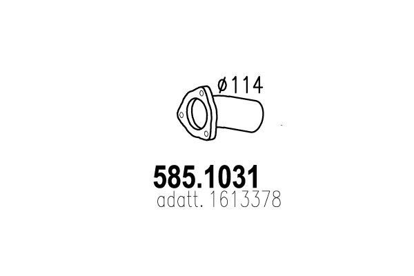 ASSO išleidimo kolektorius 585.1031
