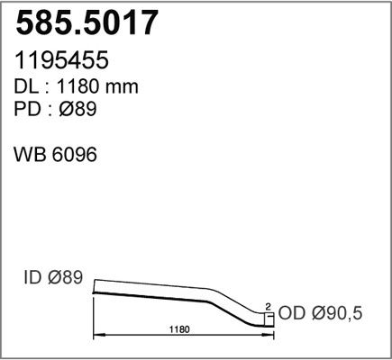 ASSO išleidimo kolektorius 585.5017