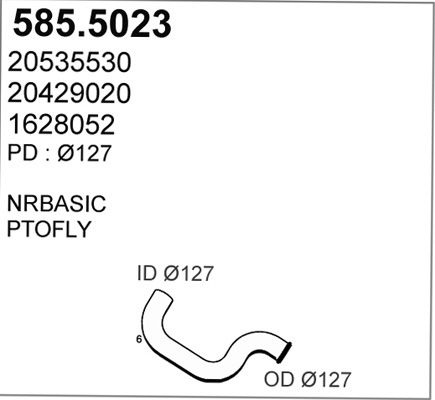 ASSO išleidimo kolektorius 585.5023