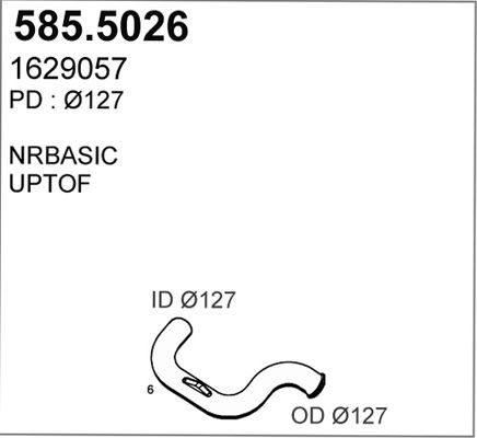 ASSO išleidimo kolektorius 585.5026